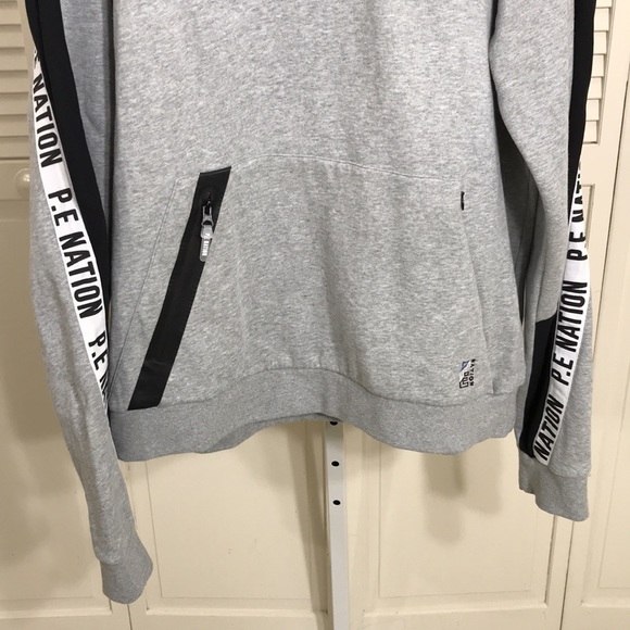 P.E Nation Unisex Hoodie with Kangaroo Pockets with Zips Large - Picture 3 of 12